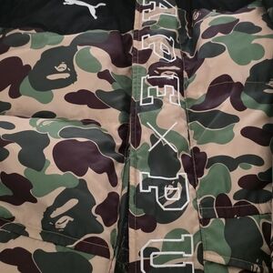 Bape FC Camouflage Jacket with Gold Logo